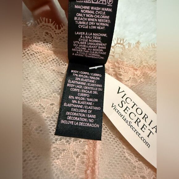 VICTORIA’S SECRET SHEER LACE HIPSTER – SIZE L - Picture 7 of 17